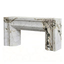 Marble electric fireplace in Calacatta Monet - Image 4