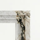Marble electric fireplace in Calacatta Monet - Image 6