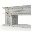 Marble electric fireplace in Calacatta Monet - Image 3