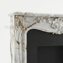 White marble mantel in Calacatta Monet - Image 7