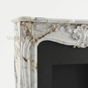 White marble mantel in Calacatta Monet - Image 7