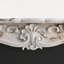 White marble mantel in Calacatta Monet - Image 4