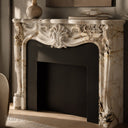 White marble mantel in Calacatta Monet - Image 3