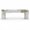 Marble electric fireplace in Calacatta Monet - Image 1
