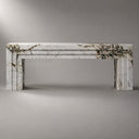 Marble electric fireplace in Calacatta Monet - Image 8