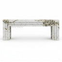 Marble electric fireplace in Calacatta Monet - Image 1