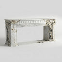 Marble electric fireplace in Calacatta Monet - Image 3