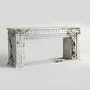 Marble electric fireplace in Calacatta Monet - Image 3