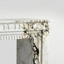 Marble electric fireplace in Calacatta Monet - Image 5