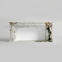 Marble electric fireplace in Calacatta Monet - Image 1