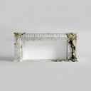 Marble electric fireplace in Calacatta Monet - Image 1