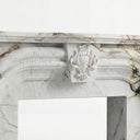 Marble electric fireplace in Calacatta Monet - Image 5