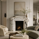 Unique Marble fireplace in Calacatta Monet - Image 2
