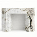 Unique Marble fireplace in Calacatta Monet - Image 1