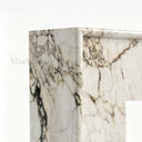 Modern Marble fireplace in Calacatta Monet - Image 6