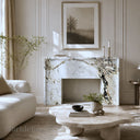 Modern Marble fireplace in Calacatta Monet - Image 2