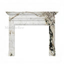 White Marble fireplace in Calacatta Monet - Image 1