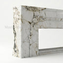 Marble electric fireplace in Calacatta Monet - Image 6