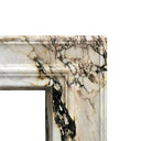 White Marble fireplace in Calacatta Monet - Image 4