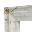 White Marble fireplace in Calacatta Monet - Image 6