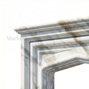 Marble fireplace for sale in Calacatta Gold - Image 6