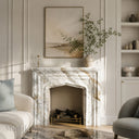 Marble fireplace for sale in Calacatta Gold - Image 2