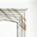 Marble fireplace for sale in Calacatta Gold - Image 3