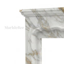 Marble mantelpiece in Calacatta Gold - Image 6