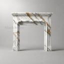 Marble mantelpiece in Calacatta Gold - Image 5