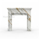 Marble mantelpiece in Calacatta Gold - Image 4