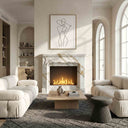 Marble mantelpiece in Calacatta Gold - Image 2