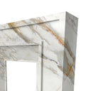 Marble fireplace surround in Calacatta Gold - Image 6