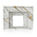 Marble fireplace surround in Calacatta Gold - Image 1