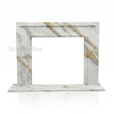 Marble fire surround in Calacatta Gold - Image 1