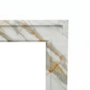 Marble fire surround in Calacatta Gold - Image 6