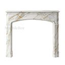 Marble fireplace mantel in Calacatta Gold - Image 1