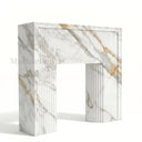 Marble mantelpiece in Calacatta Gold - Image 3