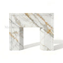 Marble mantelpiece in Calacatta Gold - Image 1