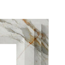 Marble electric fireplace in Calacatta Gold - Image 4