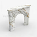 Marble mantelpiece in Calacatta Gold - Image 4