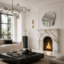 Marble mantelpiece in Calacatta Gold - Image 2