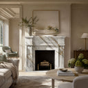 Marble fire surround in Calacatta Gold - Image 2