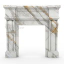 Marble fire surround in Calacatta Gold - Image 1