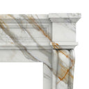 Marble fire surround in Calacatta Gold - Image 6