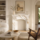 Marble fireplace for sale in Calacatta Gold - Image 2