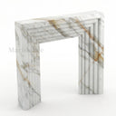 Marble mantelpiece in Calacatta Gold - Image 5