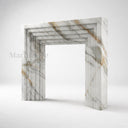 Marble mantelpiece in Calacatta Gold - Image 6