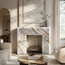 Marble mantelpiece in Calacatta Gold - Image 2