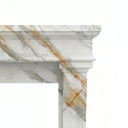 Marble fireplace surround in Calacatta Gold - Image 6
