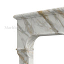 Marble fire surround in Calacatta Gold - Image 5